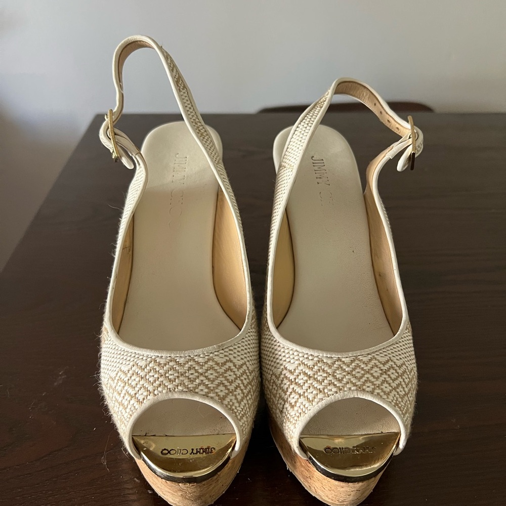Jimmy Choo Slingback Wedges - Picture 2 of 6